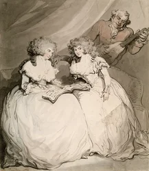 The Duchess of Devonshire and her Sister, the Countess of Bessborough